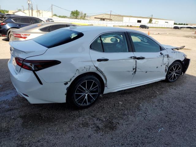 4T1G11AKXPU723502 - 2023 TOYOTA CAMRY SE NIGHT SHADE WHITE photo 3