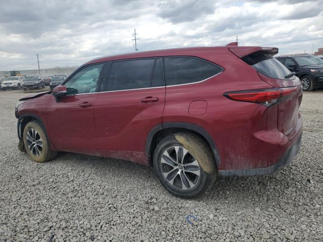 5TDHZRAHXMS050456 - 2021 TOYOTA HIGHLANDER XLE 栗色 照片 2