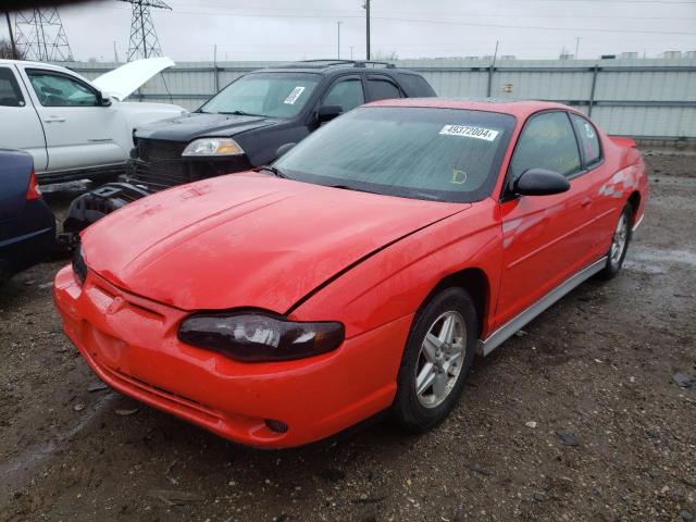 2G1WX12K3Y9273535 - 2000 CHEVROLET MONTE CARL SS RED photo 1