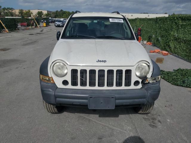 1J4GK48K06W234063 - 2006 JEEP LIBERTY SPORT WHITE photo 5