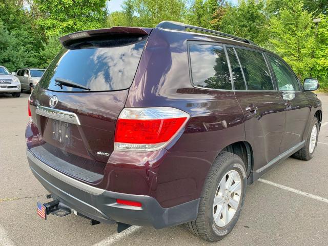 5TDBK3EH9DS235809 - 2013 TOYOTA HIGHLANDER BASE  фото 4