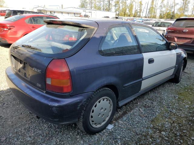 2HGEJ6340VH113150 - 1997 HONDA CIVIC DX BLUE photo 3