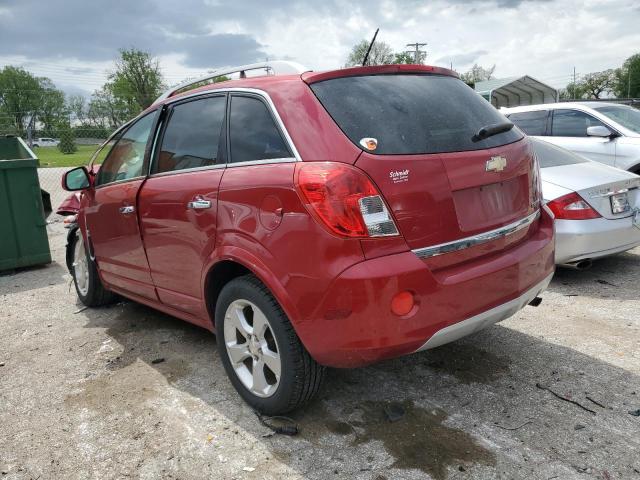 3GNAL4EK1ES604113 - 2014 CHEVROLET CAPTIVA LTZ RED photo 2