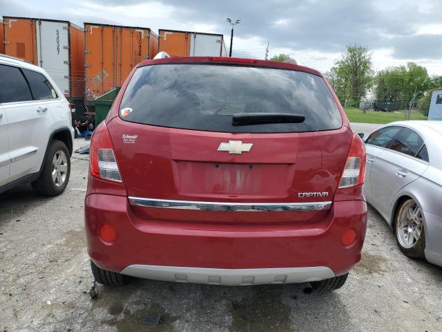 3GNAL4EK1ES604113 - 2014 CHEVROLET CAPTIVA LTZ RED photo 6