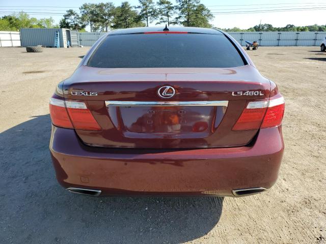 JTHGL46F475003486 - 2007 LEXUS LS 460L MAROON photo 6