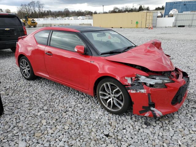 JTKJF5C78FJ003071 - 2015 TOYOTA SCION TC RED photo 4