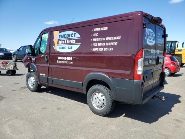 3C6LRVNG9ME569309 - 2021 RAM PROMASTER 1500 STANDARD MAROON photo 2