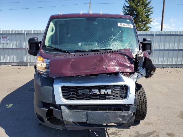 3C6LRVNG9ME569309 - 2021 RAM PROMASTER 1500 STANDARD MAROON photo 5