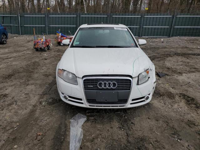 WAUDF78E17A239129 - 2007 AUDI A4 2.0T QUATTRO WHITE photo 5