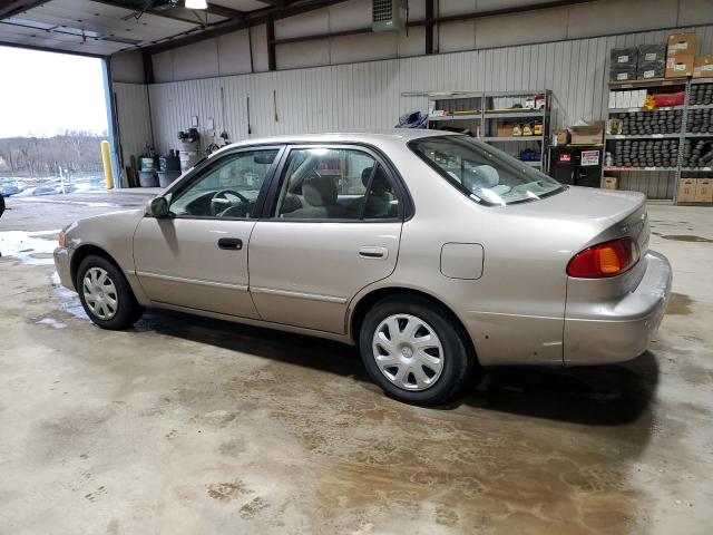 2T1BR12E81C439984 - 2001 TOYOTA COROLLA CE BEIGE photo 2