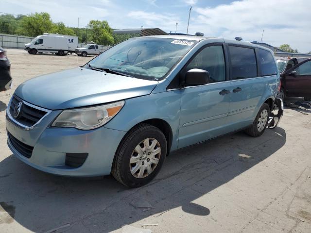 2V4RW4D15AR190391 - 2010 VOLKSWAGEN ROUTAN S BLUE photo 1