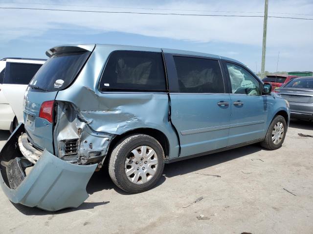 2V4RW4D15AR190391 - 2010 VOLKSWAGEN ROUTAN S BLUE photo 3