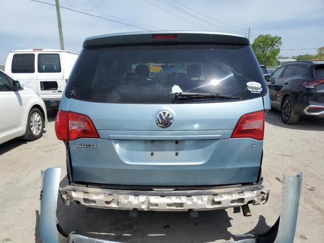 2V4RW4D15AR190391 - 2010 VOLKSWAGEN ROUTAN S BLUE photo 6