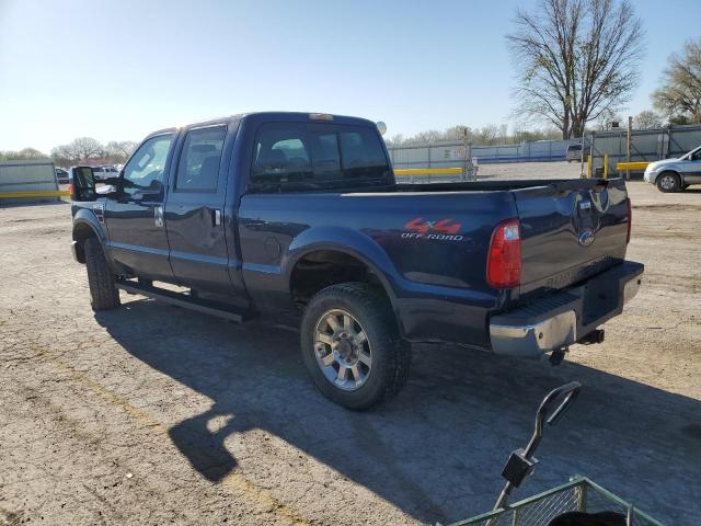 1FTWW31R08EA67526 - 2008 FORD F350 SRW SUPER DUTY BLUE photo 2