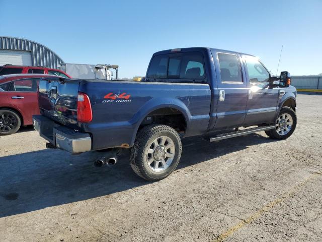 1FTWW31R08EA67526 - 2008 FORD F350 SRW SUPER DUTY BLUE photo 3