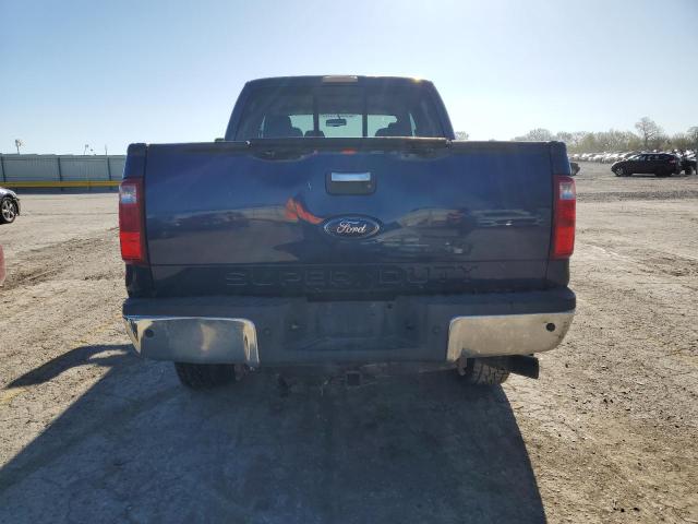 1FTWW31R08EA67526 - 2008 FORD F350 SRW SUPER DUTY BLUE photo 6