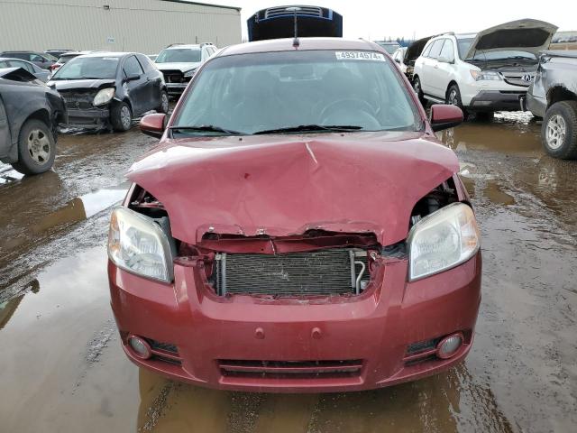 3G1TC5DG4BL150152 - 2011 CHEVROLET AVEO LT RED photo 5