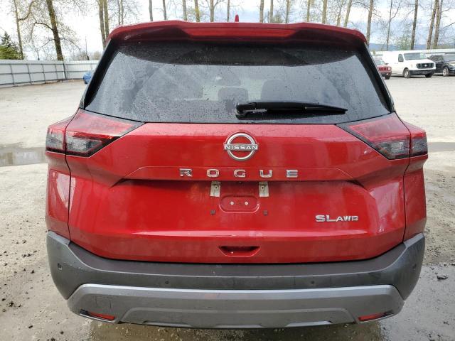 5N1BT3CB3PC807566 - 2023 NISSAN ROGUE SL RED photo 6