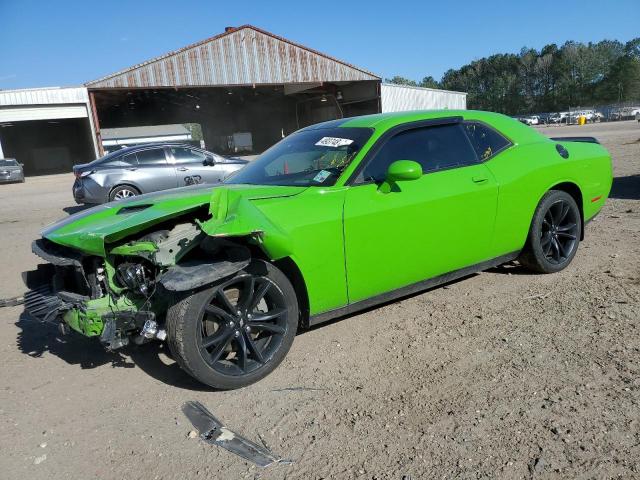 2C3CDZAGXHH592133 - 2017 DODGE CHALLENGER SXT GREEN photo 1