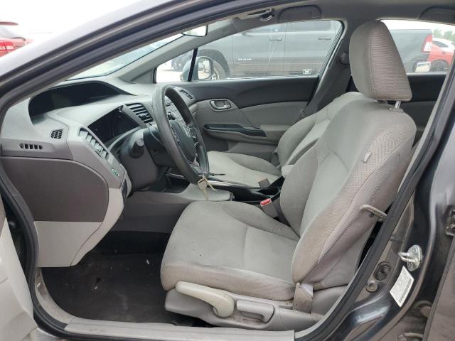 2HGFB2F63CH556283 - 2012 HONDA CIVIC HF GRAY photo 7