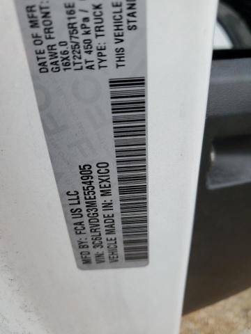 3C6LRVDG3ME554905 - 2021 RAM PROMASTER 2500 HIGH 白色 照片 13