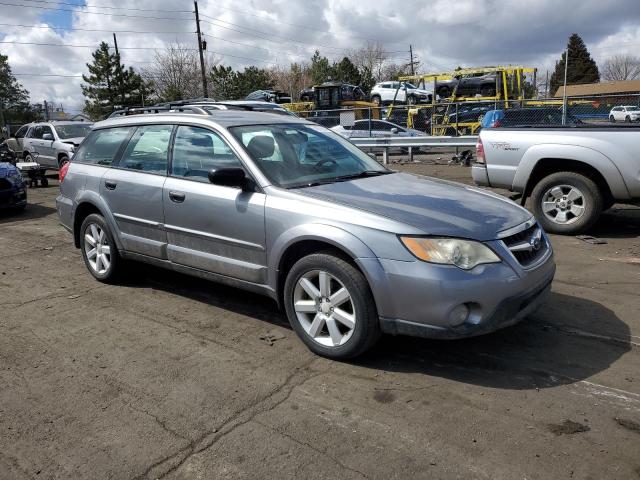 4S4BP61C987350855 - 2008 SUBARU OUTBACK 2.5I SILVER photo 4