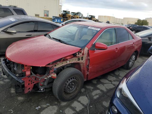 4T4BF1FK8DR278148 - 2013 TOYOTA CAMRY L RED photo 1