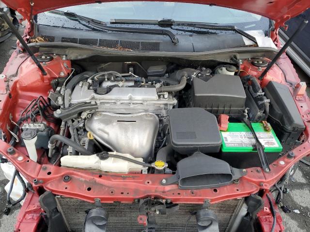 4T4BF1FK8DR278148 - 2013 TOYOTA CAMRY L RED photo 11