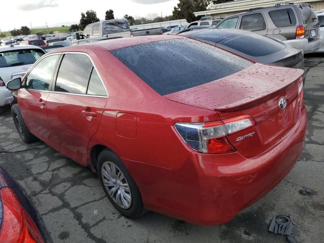 4T4BF1FK8DR278148 - 2013 TOYOTA CAMRY L RED photo 2