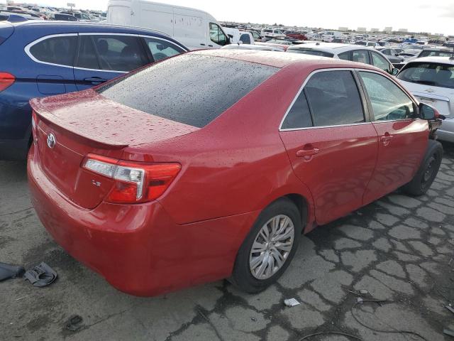 4T4BF1FK8DR278148 - 2013 TOYOTA CAMRY L RED photo 3
