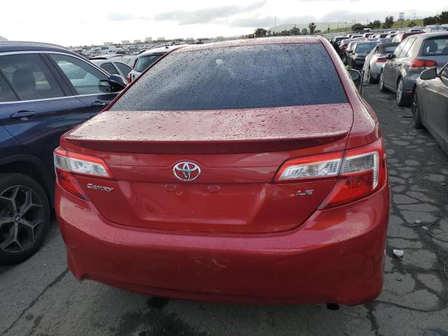 4T4BF1FK8DR278148 - 2013 TOYOTA CAMRY L RED photo 6