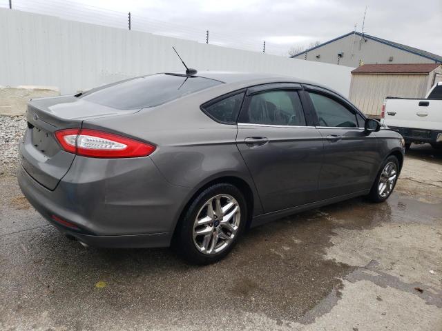 3FA6P0H76DR140413 - 2013 FORD FUSION SE GRAY photo 3