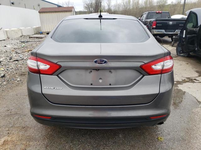 3FA6P0H76DR140413 - 2013 FORD FUSION SE GRAY photo 6