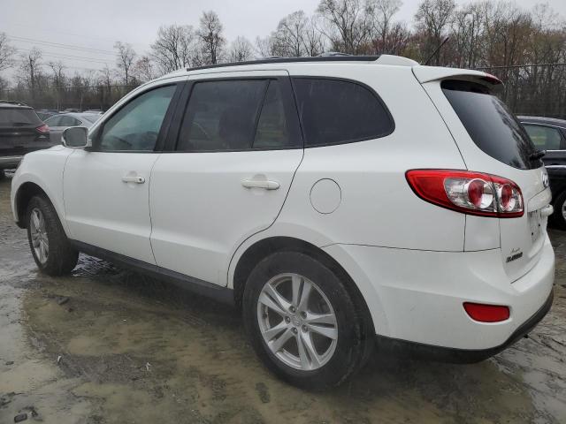 5NMSHDAG4AH395337 - 2010 HYUNDAI SANTA FE SE WHITE photo 2