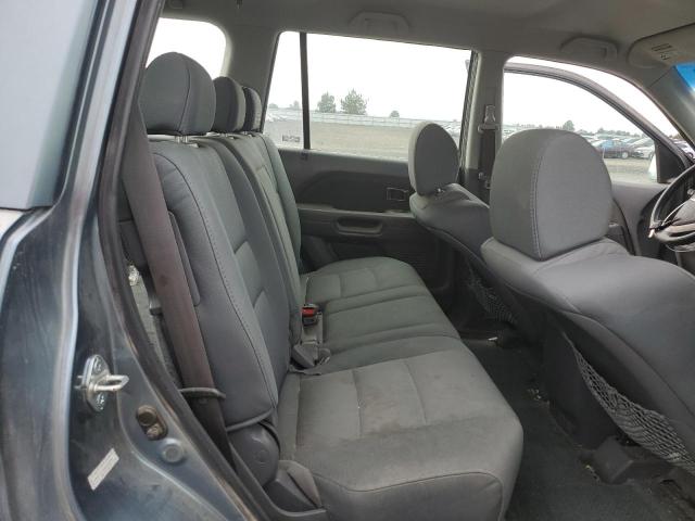 2HKYF18156H546809 - 2006 HONDA PILOT LX GRAY photo 11