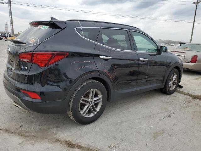 5XYZU3LBXHG432210 - 2017 HYUNDAI SANTA FE S BLACK photo 3