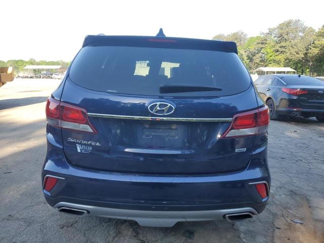 KM8SMDHF6HU195681 - 2017 HYUNDAI SANTA FE SE BLUE photo 6