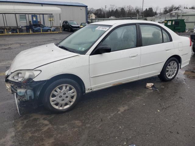 2HGES165X4H617899 - 2004 HONDA CIVIC LX WHITE photo 1