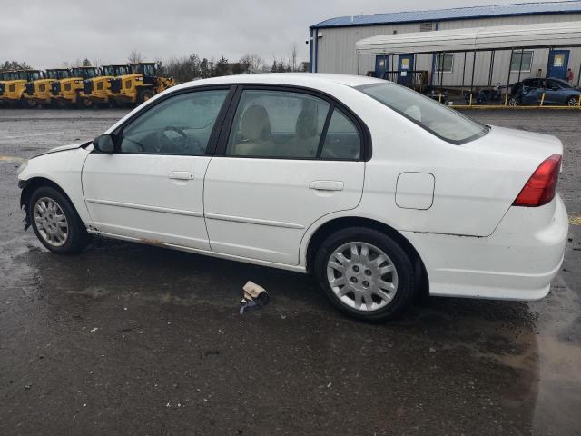 2HGES165X4H617899 - 2004 HONDA CIVIC LX WHITE photo 2