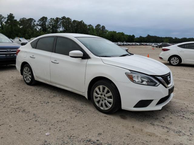 3N1AB7AP9HY333496 - 2017 NISSAN SENTRA S WHITE photo 4