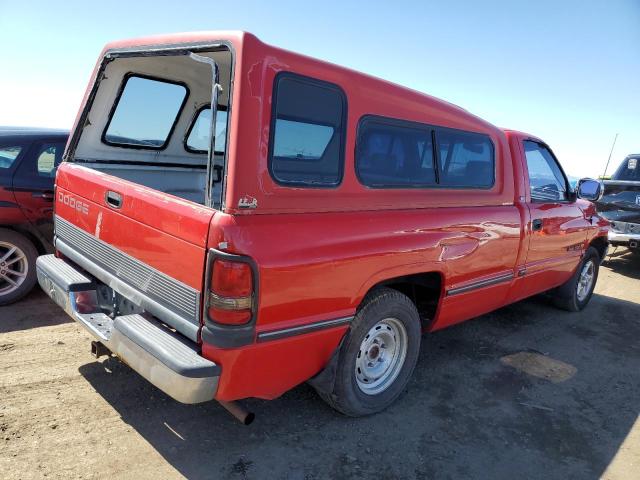 1B7HC16Y7VS296319 - 1997 DODGE RAM 1500 RED photo 3