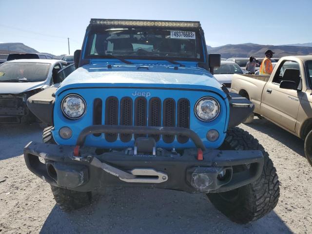 1C4BJWFG5JL890914 - 2018 JEEP WRANGLER RUBICON BLUE photo 5