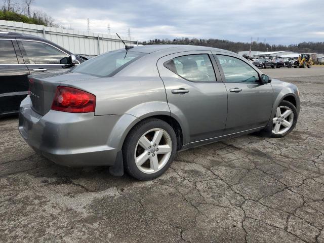 1C3CDZAB8DN665148 - 2013 DODGE AVENGER SE GRAY photo 3