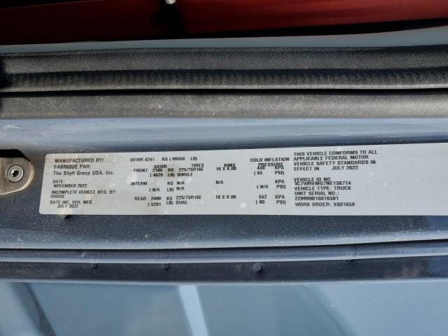 3C7WRVMG7NE136714 - 2022 RAM PROMASTER 3500 STANDARD Синий фото 13