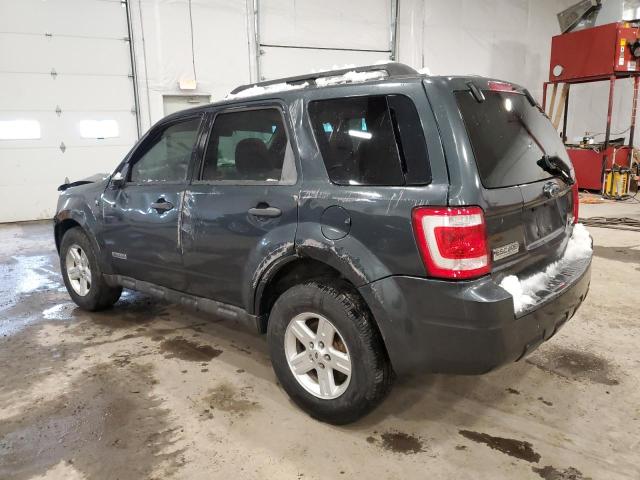 1FMCU59H98KC63722 - 2008 FORD ESCAPE HEV GRAY photo 2