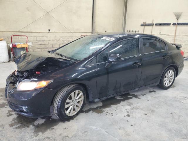 19XFB2F98CE305733 - 2012 HONDA CIVIC EXL BLACK photo 1