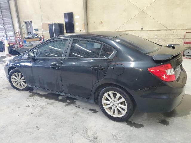 19XFB2F98CE305733 - 2012 HONDA CIVIC EXL BLACK photo 2