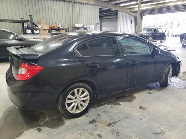 19XFB2F98CE305733 - 2012 HONDA CIVIC EXL BLACK photo 3