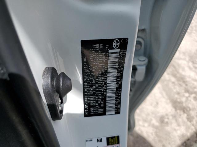 5YFS4RCE5LP042019 - 2020 TOYOTA COROLLA SE WHITE photo 12