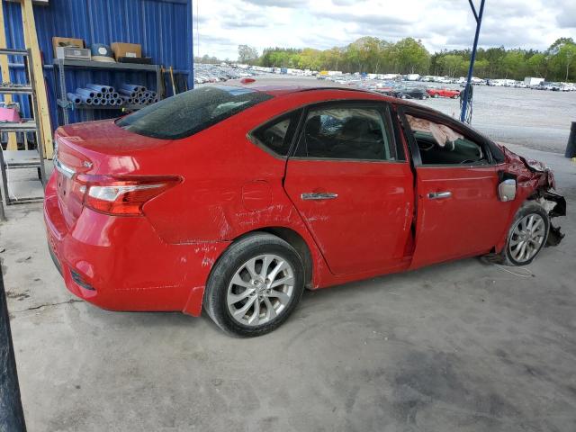 3N1AB7AP2JY284812 - 2018 NISSAN SENTRA S RED photo 3